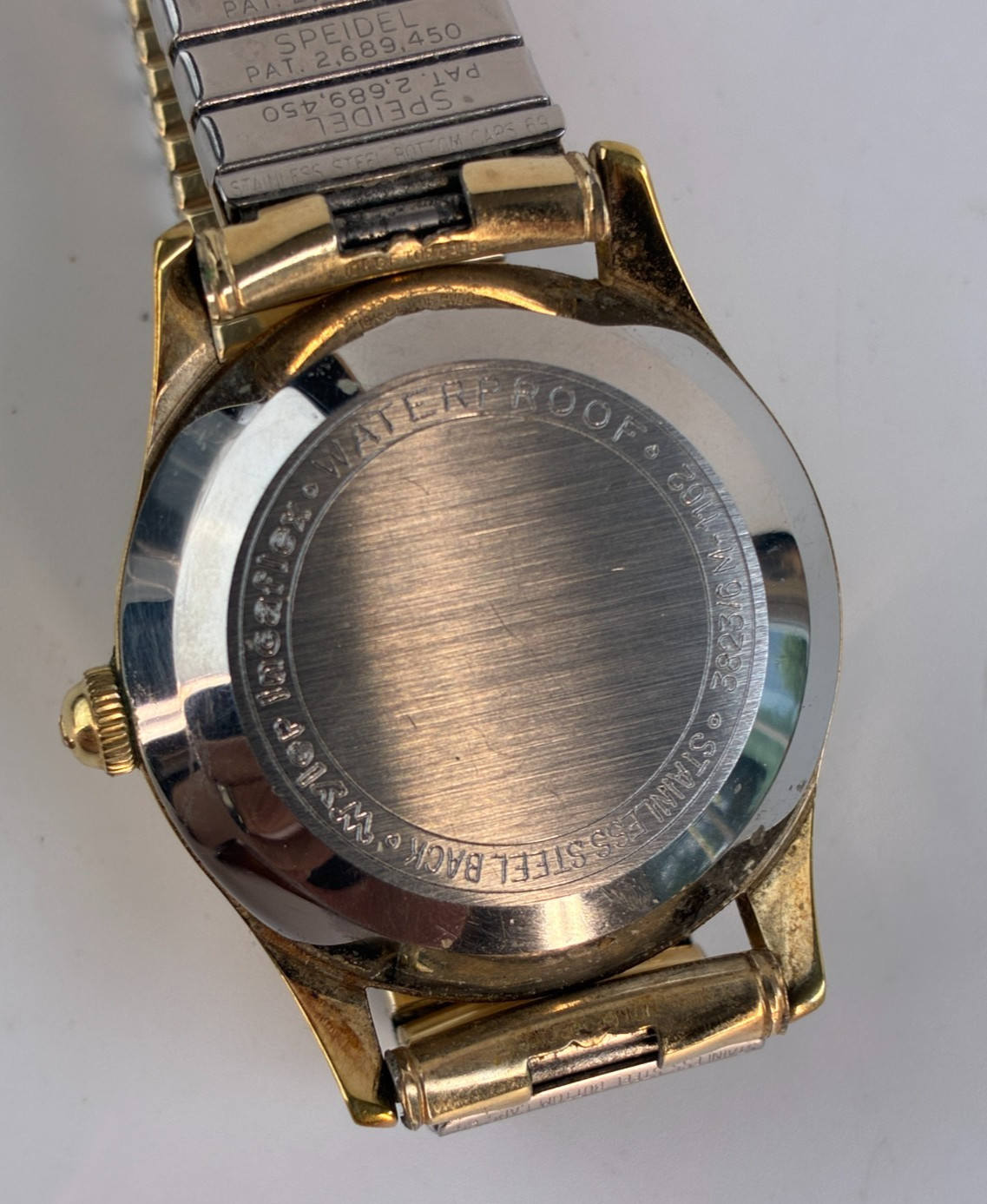 Vintage Wyler Incaflex Mens Wristwatch Dynawind Swiss 32mm Runs