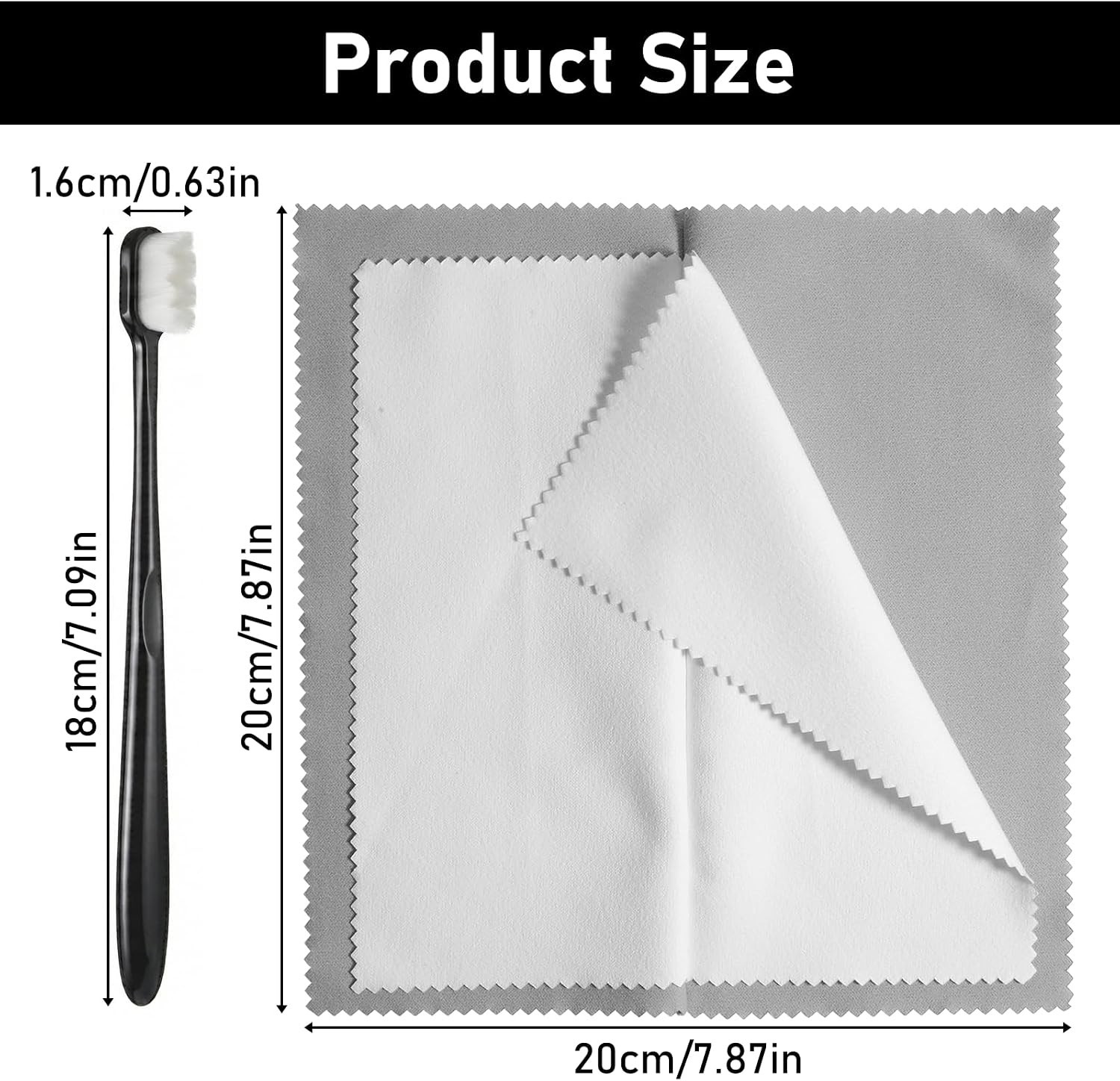 Durable & Reusable Jewelry Cleaning Cloths and Brushes for Optimal Jewelry Care