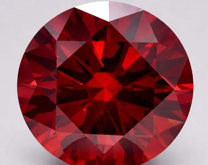 CERTIFIED Natural Orange Earth Mined Diamond 3.05 Ct Round VVS1/ 9.5 mm