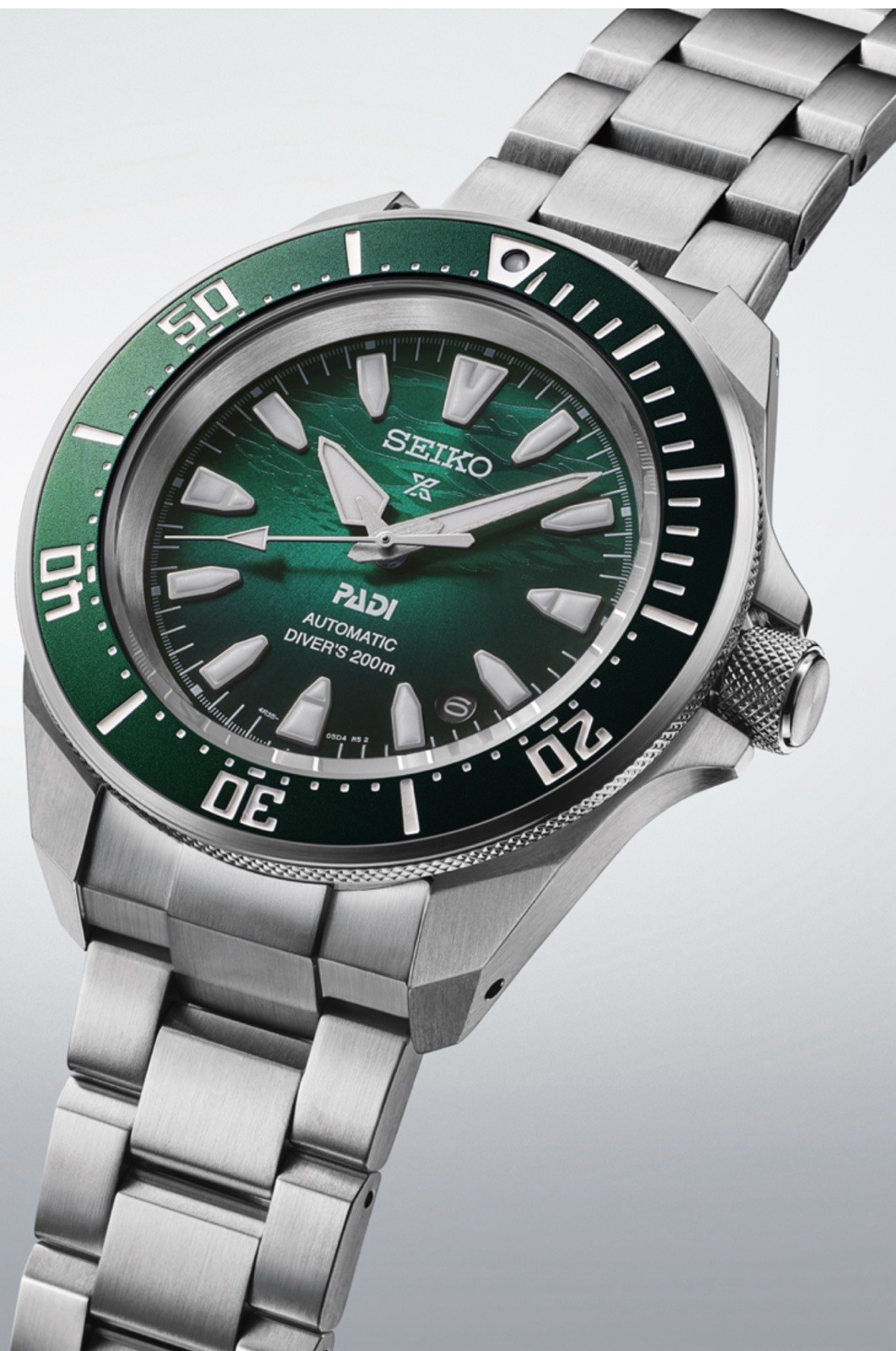 Seiko Prospex Sea Samurai PADI Divers Green Dial Special Edition Watch SRPL13