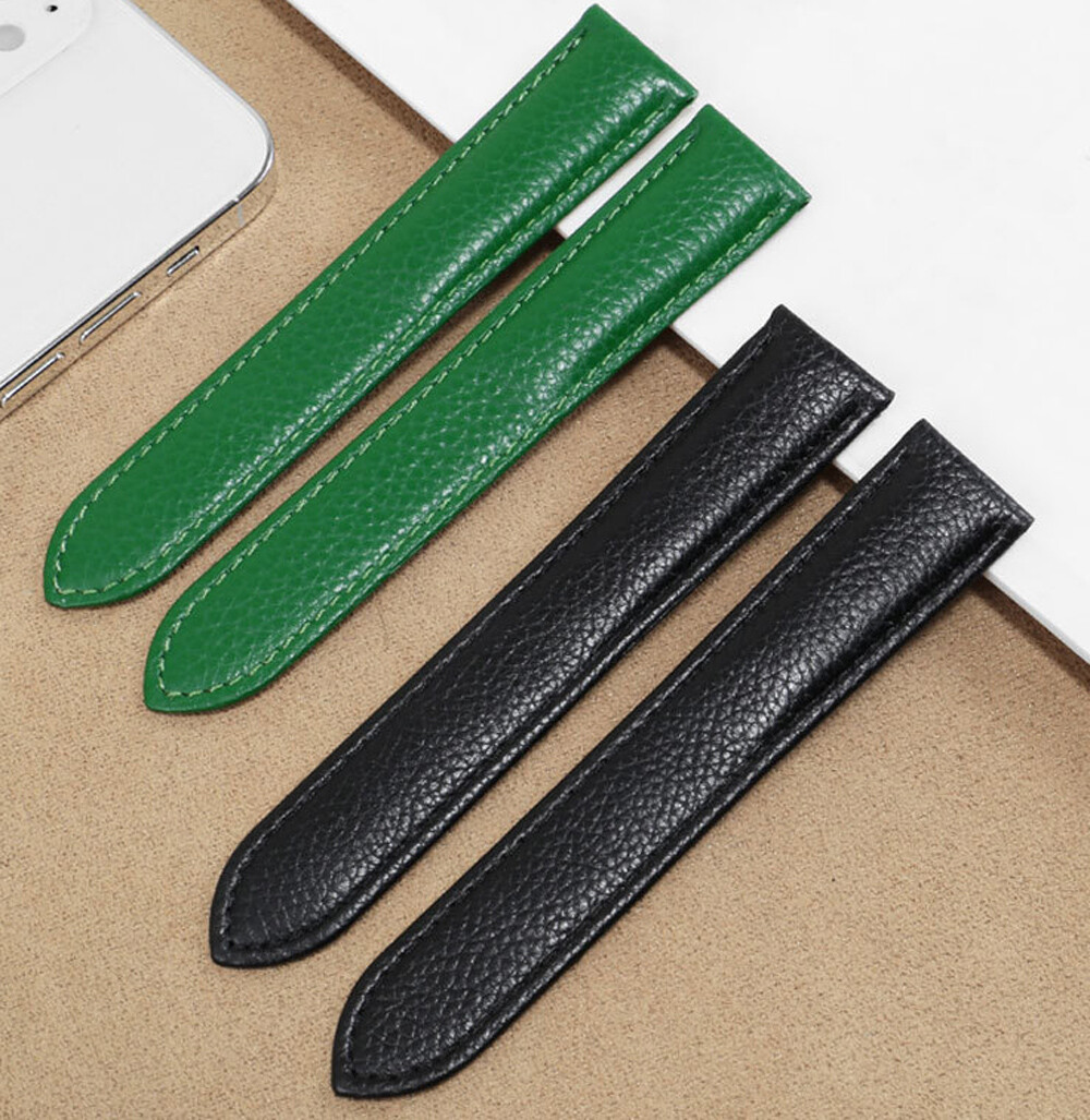 Genuine Leather Watch Band Bracelet For Cartier TANK SOLO Strap 17/20/22/23/25mm