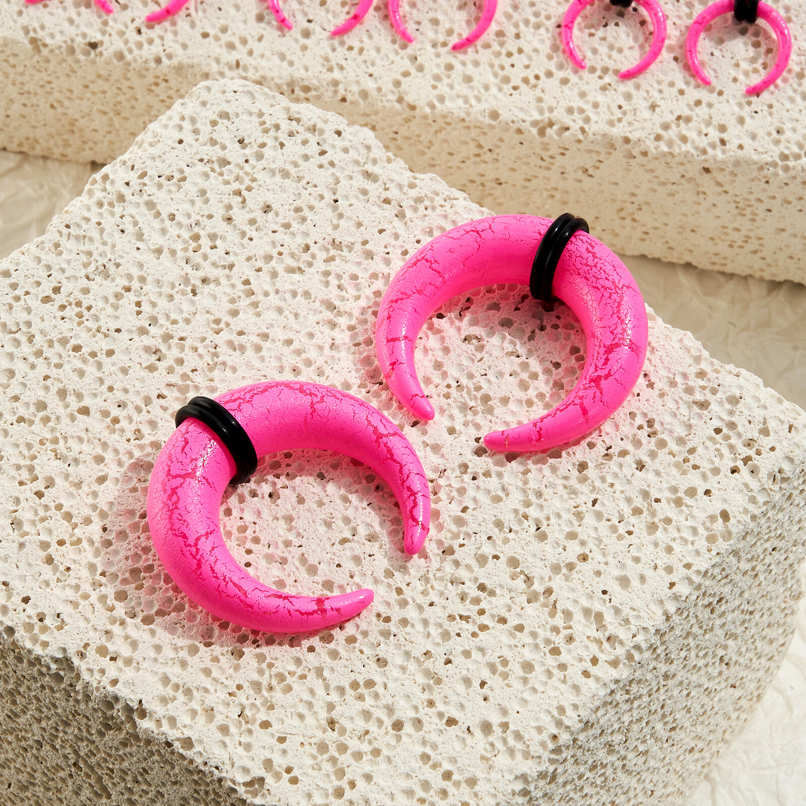 18Pcs Septum Stretching Kit 14G-00G Pincher Nose Ring Piercing Ear Tapers Gauges