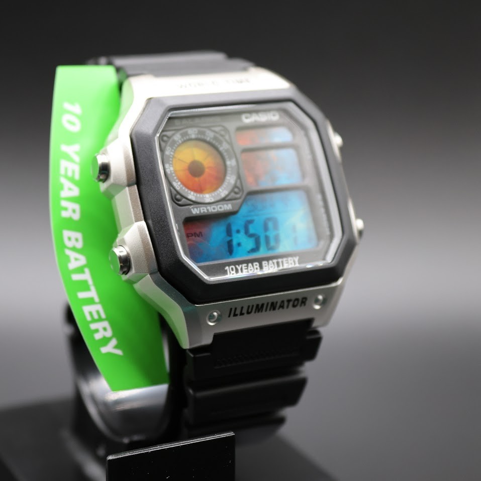 Ice & Fire | CASIO AE-1200WHD Royale | World Time Watch| Mod 🧊🔥
