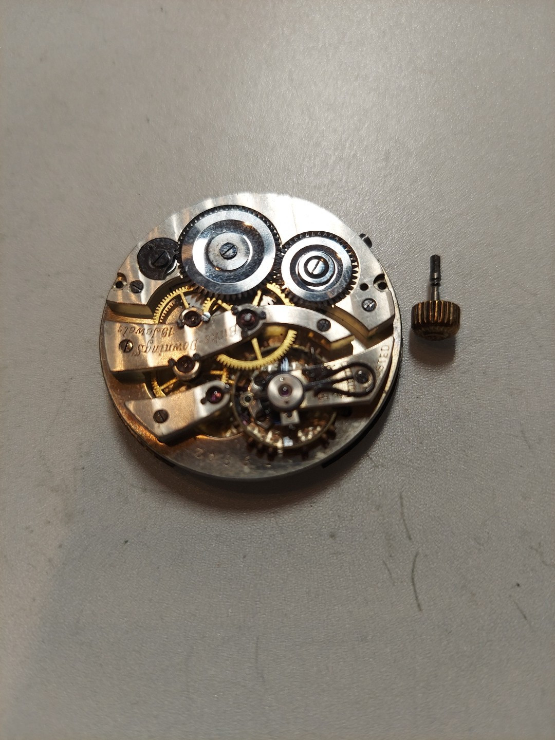 Henry Birks And Soon For Birks-downing 19 Jewels Swiss Mens Pocket Watch…