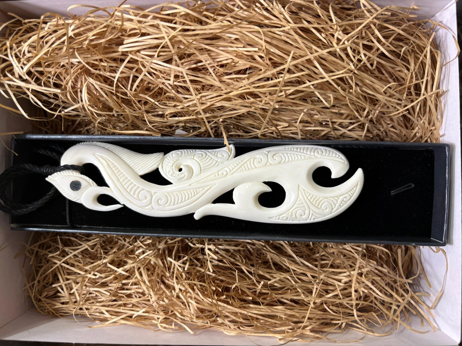 3 Manaia Fish Hook Charm Pendant Necklaces, Used In Good Condition
