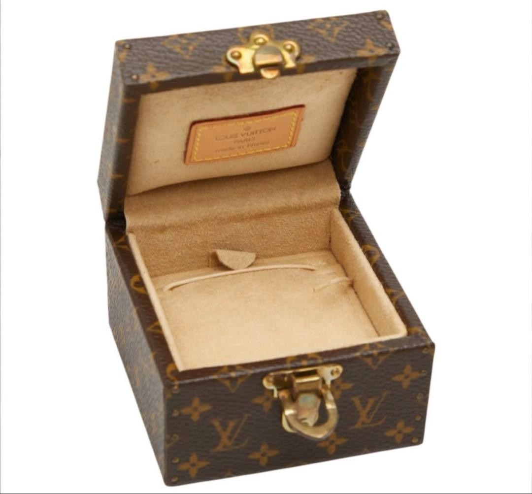 Louis Vuitton Monogram Ecrin Declaration Jewelry Case M21010 Brown LV Auth Japan