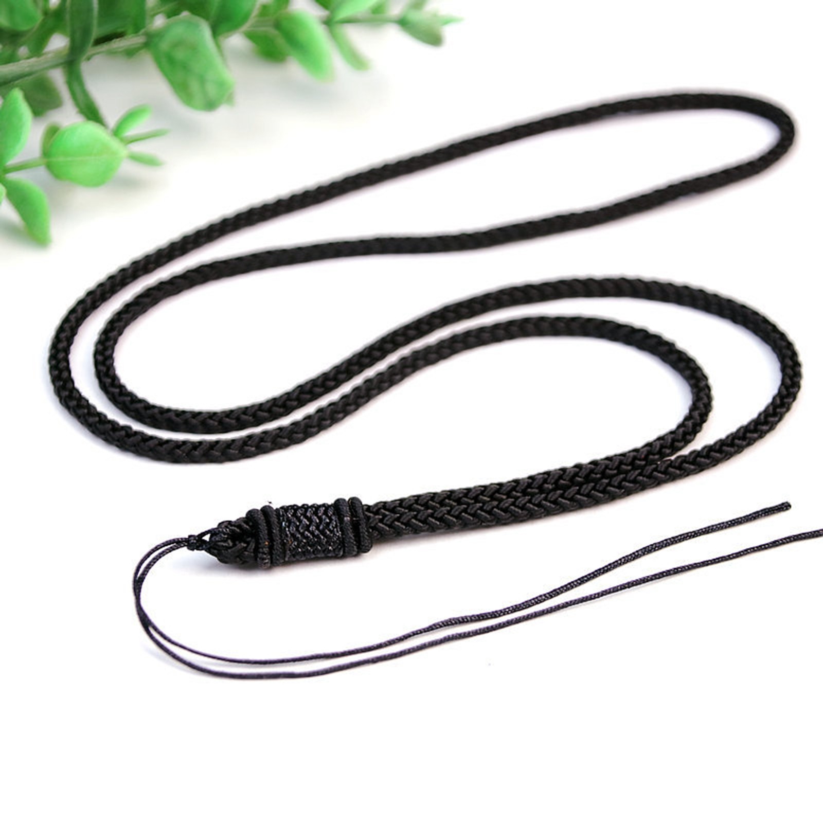 10 Black Chinese Thread Knotted Silk Love Rope String Necklace for Jade pendant