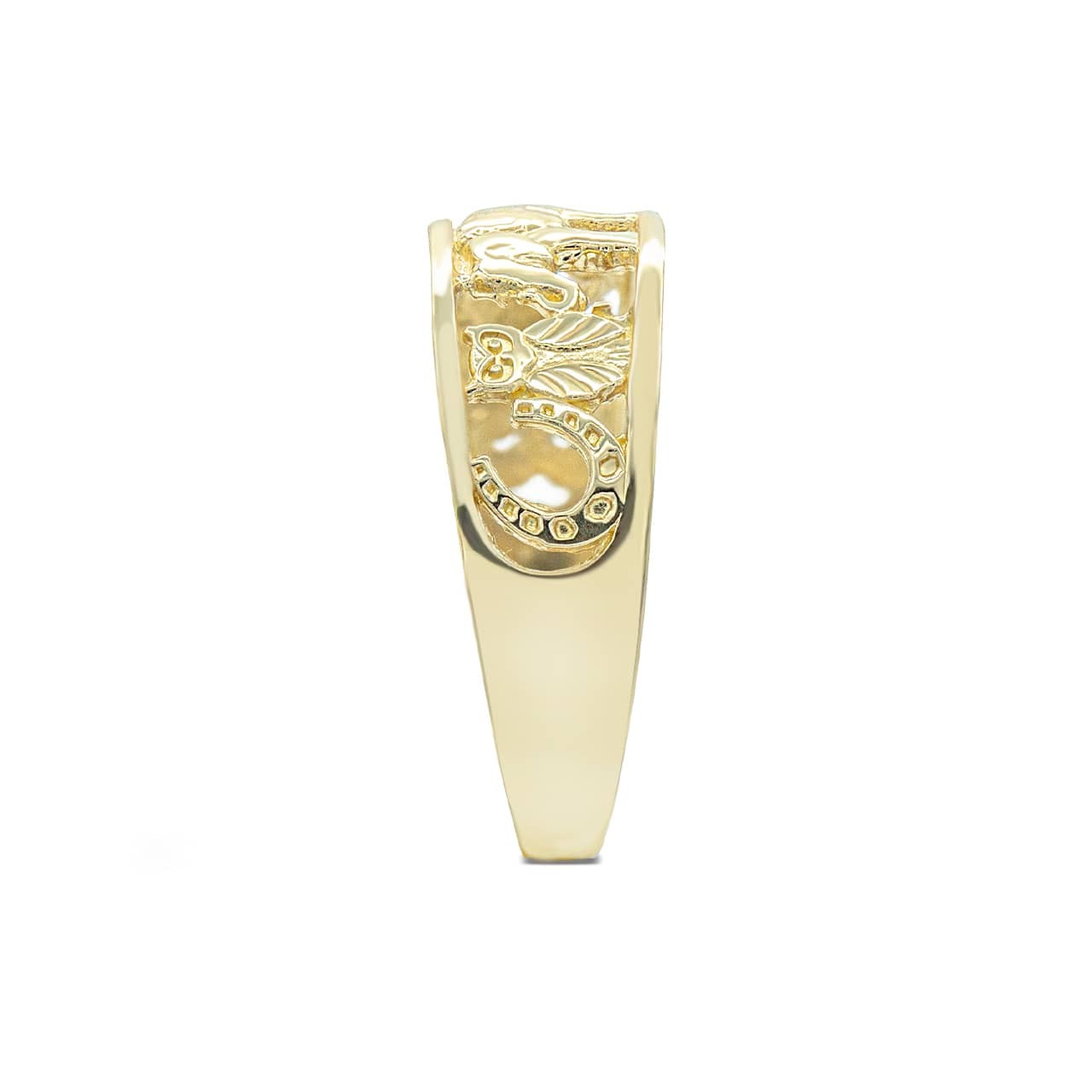 Gold Lucky Talisman Ring (Available in Yellow/Rose/White Gold)