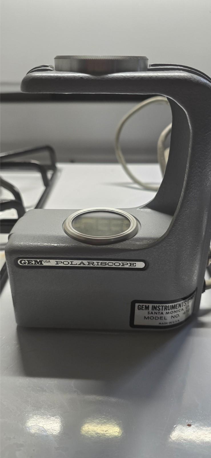 Vintage GEM Polariscope Jewelers Illuminator Gem Diamond Grading Identification
