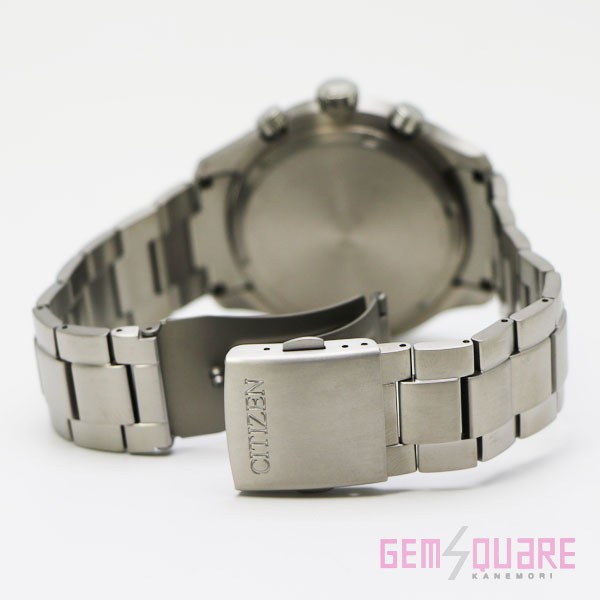 CITIZEN Eco Drive Watch Titanium Chronograph Overseas Model CA0810 88X