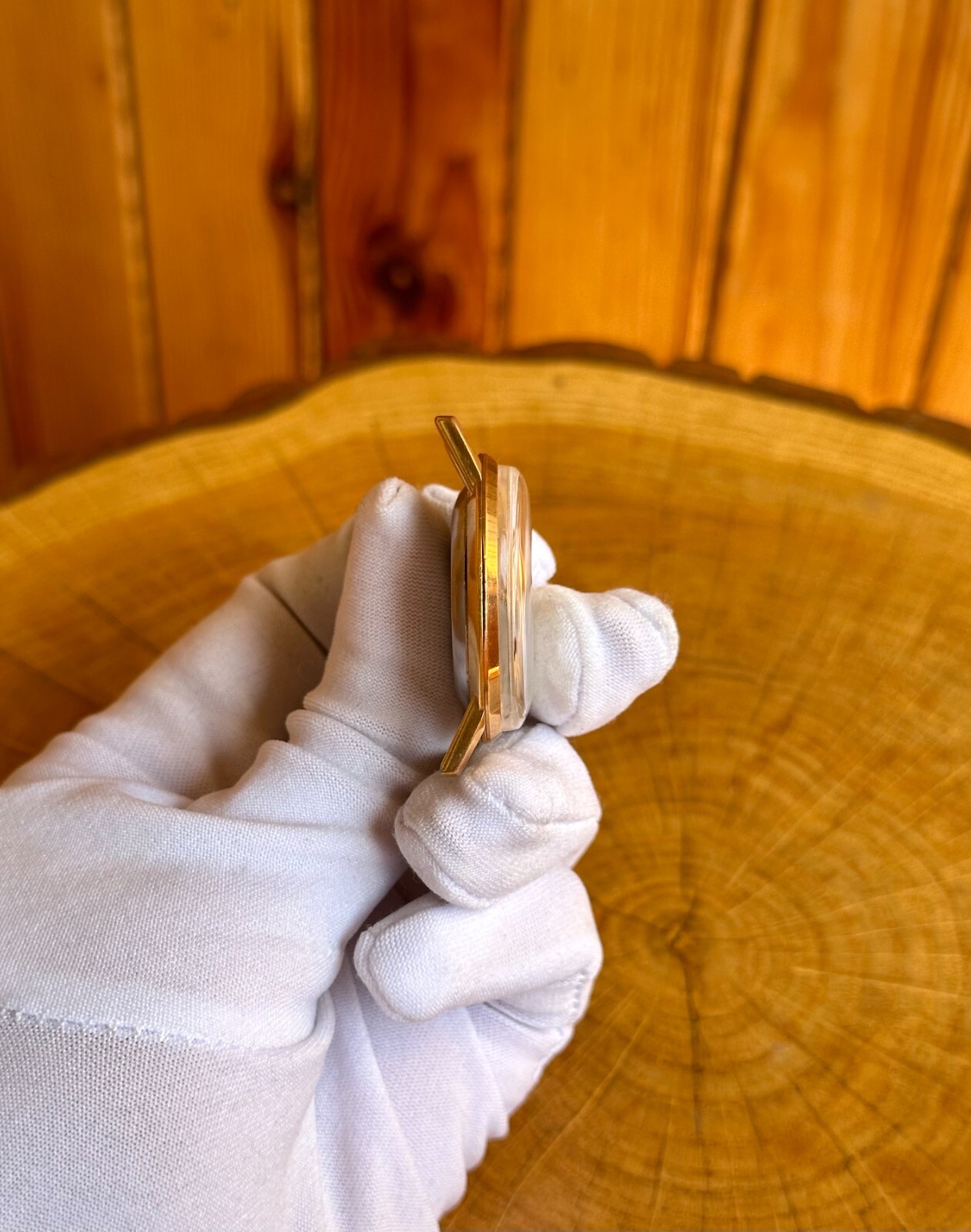 Vostok 2209 Gold Plated AU20 Vintage Original Soviet Classic Luxury Watch 1970s