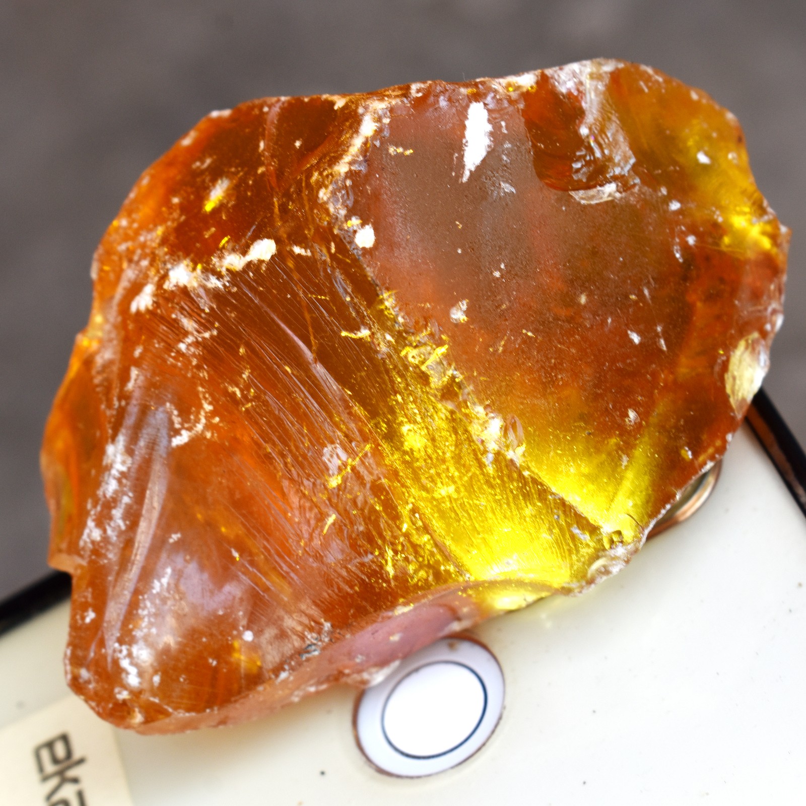380.30 Ct Natural Orange Amber Uncut Rough Certified Gemstone Best Gift For Mom