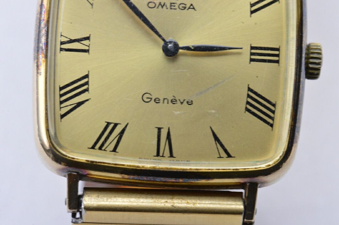 OMEGA Geneva cal.625 Manual Wind Tortoise Belt Ladies F WT350