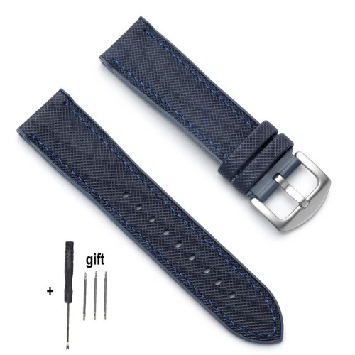 Genuine Sailcloth Watch Band 20mm 22mm 24mm 26mm Waterproof Quick Release Strap