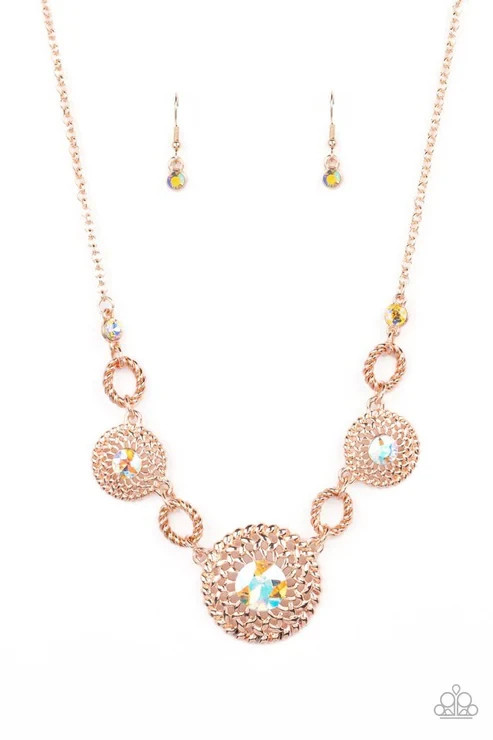Paparazzi Jewelry Accessories – Cosmic Cosmos – Oil Spill Necklace – Vintage