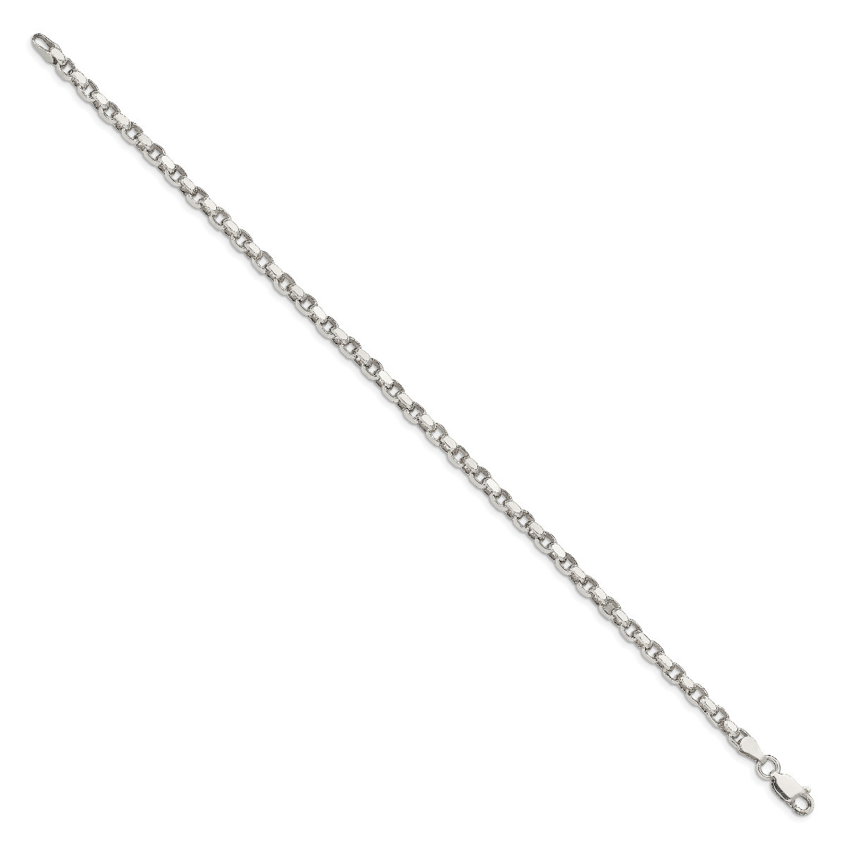 Sterling Silver D/C Rolo Chain 7″, 8″, 16″, 18″, 20″, 22″, 24″, 26″, 30″ Lengths