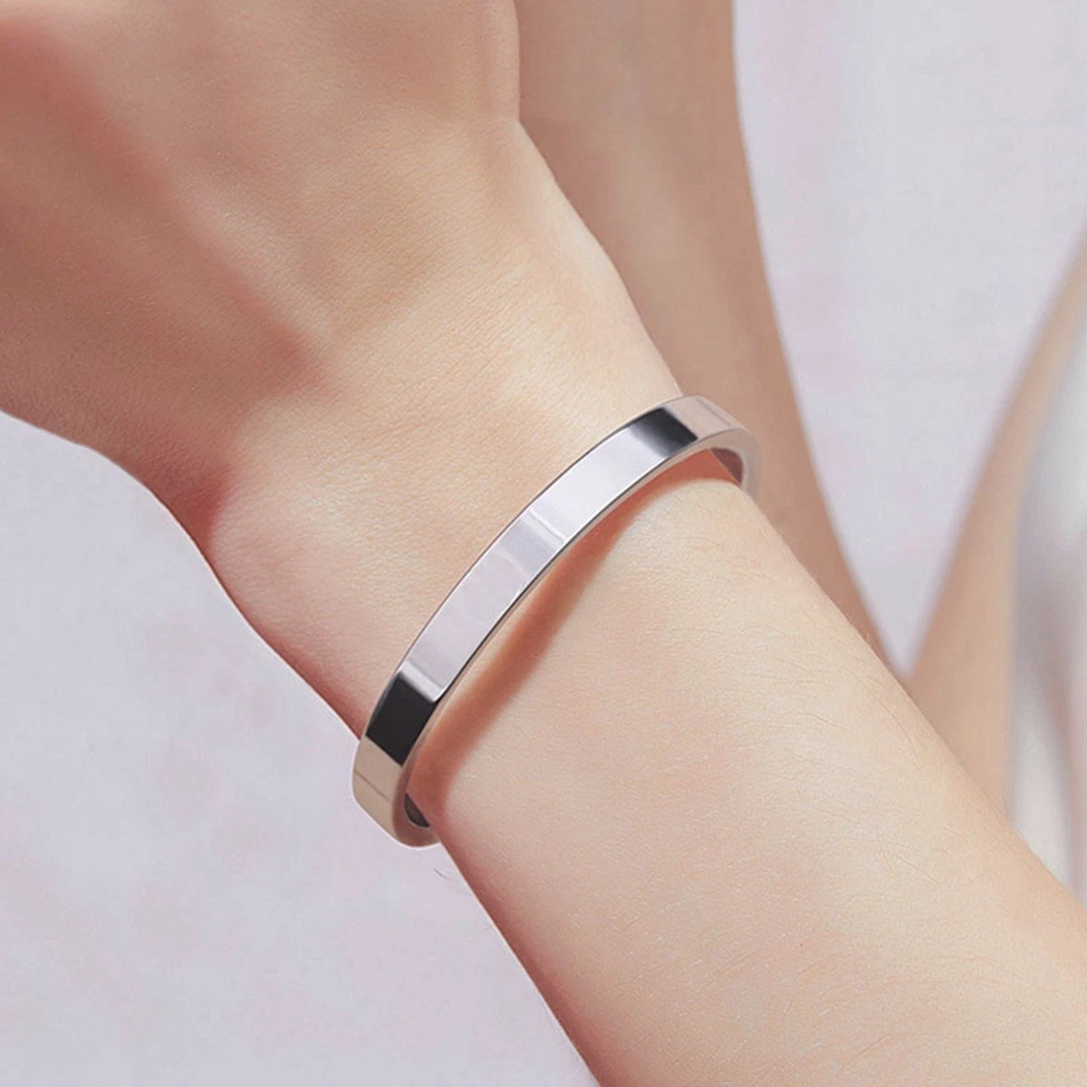 Men’s Fashion Jewelry Gold Silver Or Black Cuff Stainless Steel Bracelet Hot USA