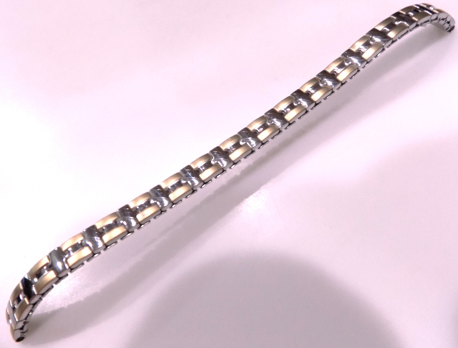 New 6mm Wide Ladies Womens Timex Expansion 6″ (153mm) Long Two Tone Watch Band