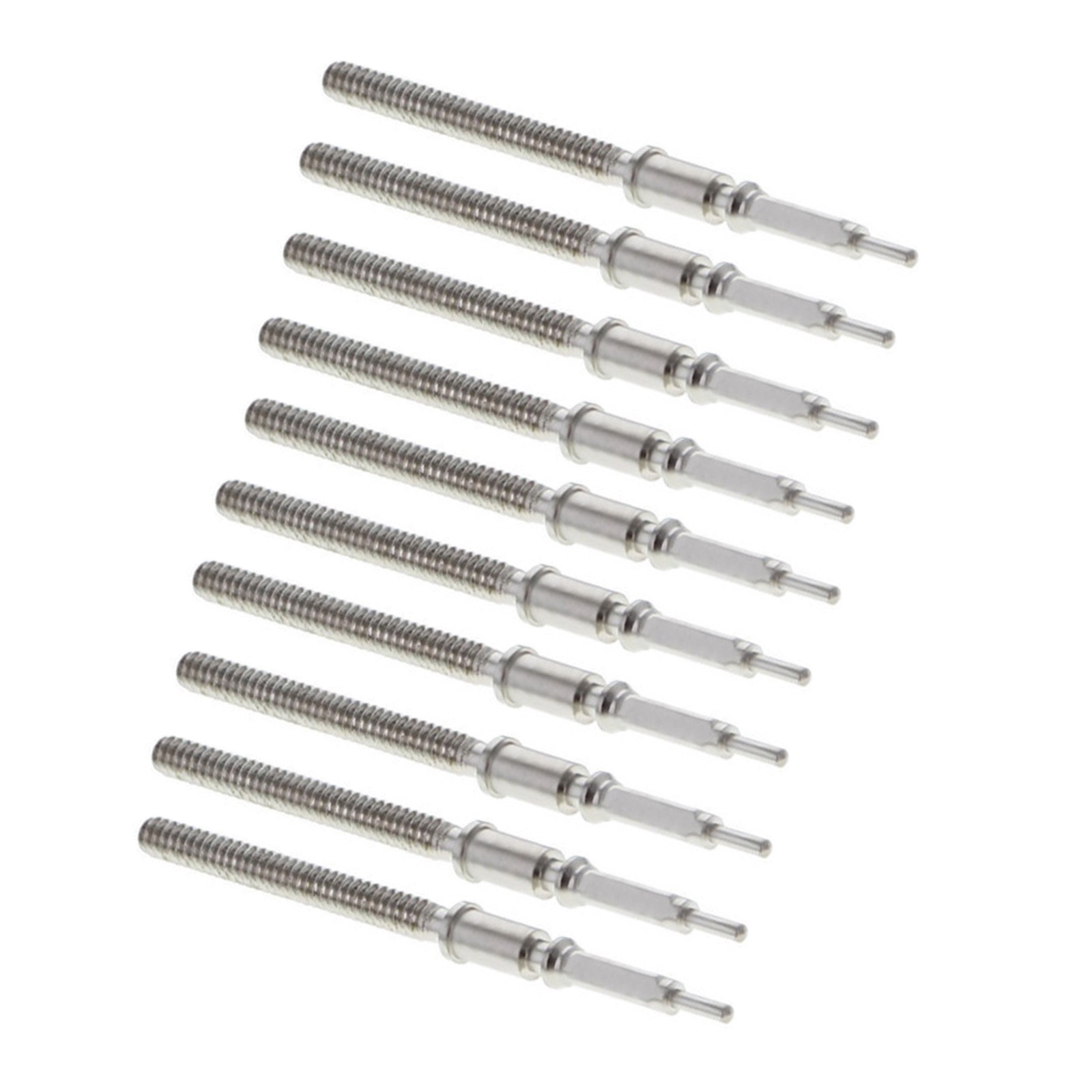 10 Pack Metal Watch Winding Stems For ETA 2824-2 2834-2 2836-2 Watch Movement b