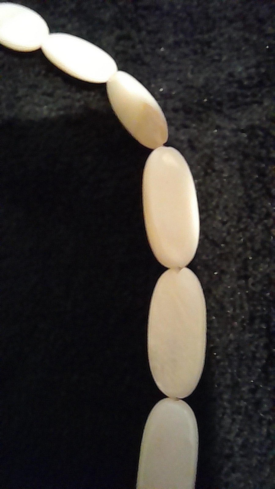 Mother of Pearl Prayernecklace – handmade 40cm length approx – FAST UK DELIVERY