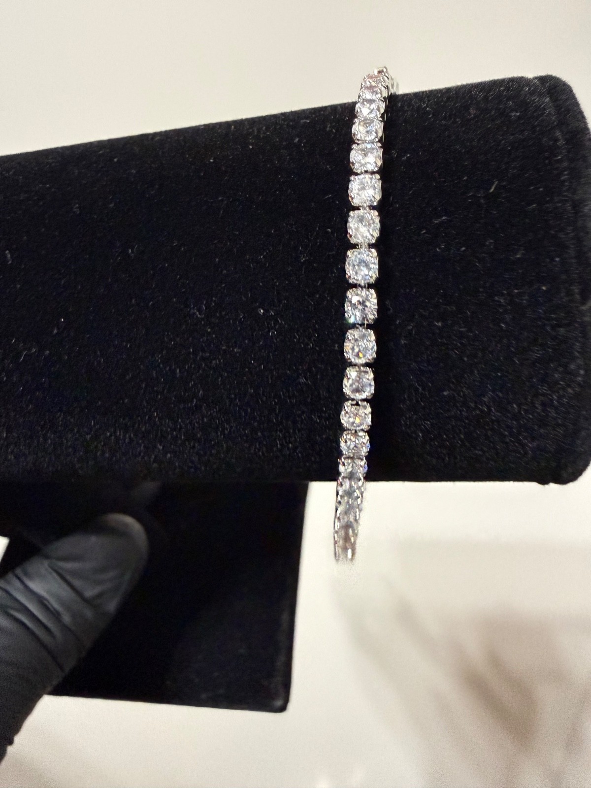 tennis bracelet silver filled tennis bracelet vvscz stomes 7 inch 3 mm