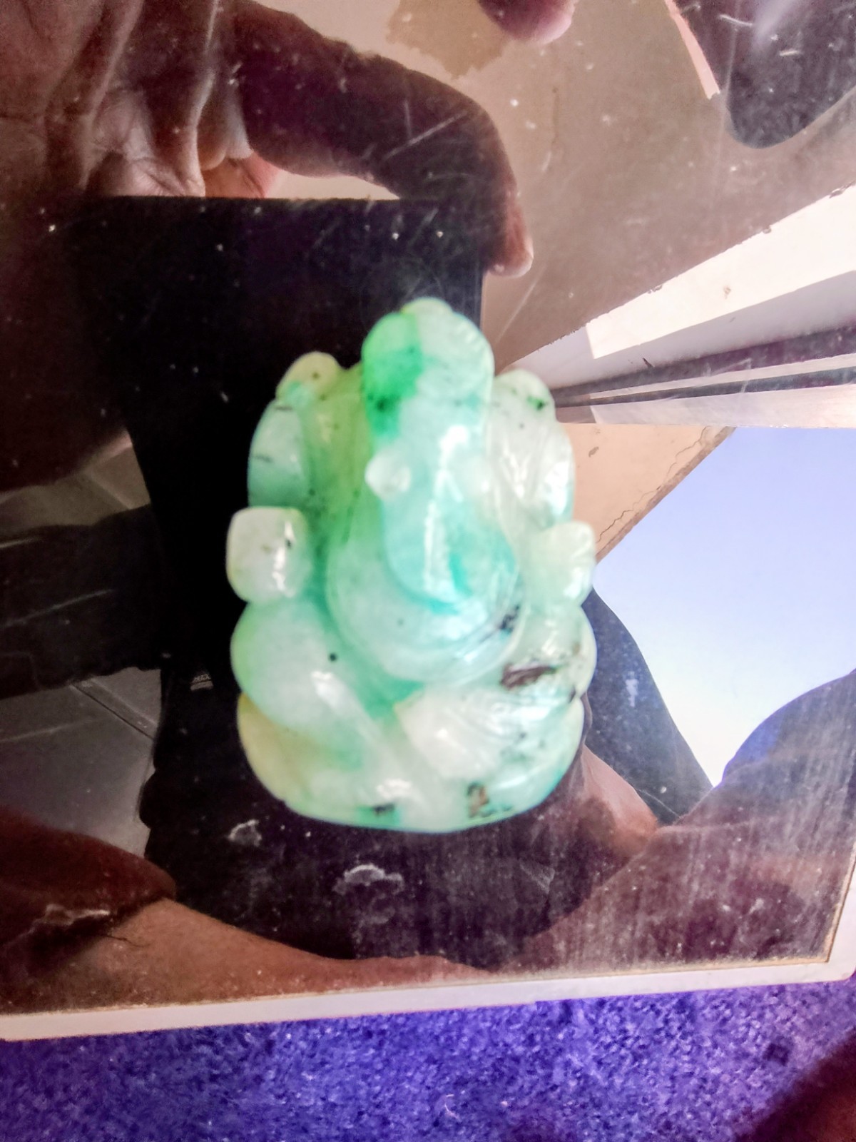 302.75 Ct Emerald Green Ganesh