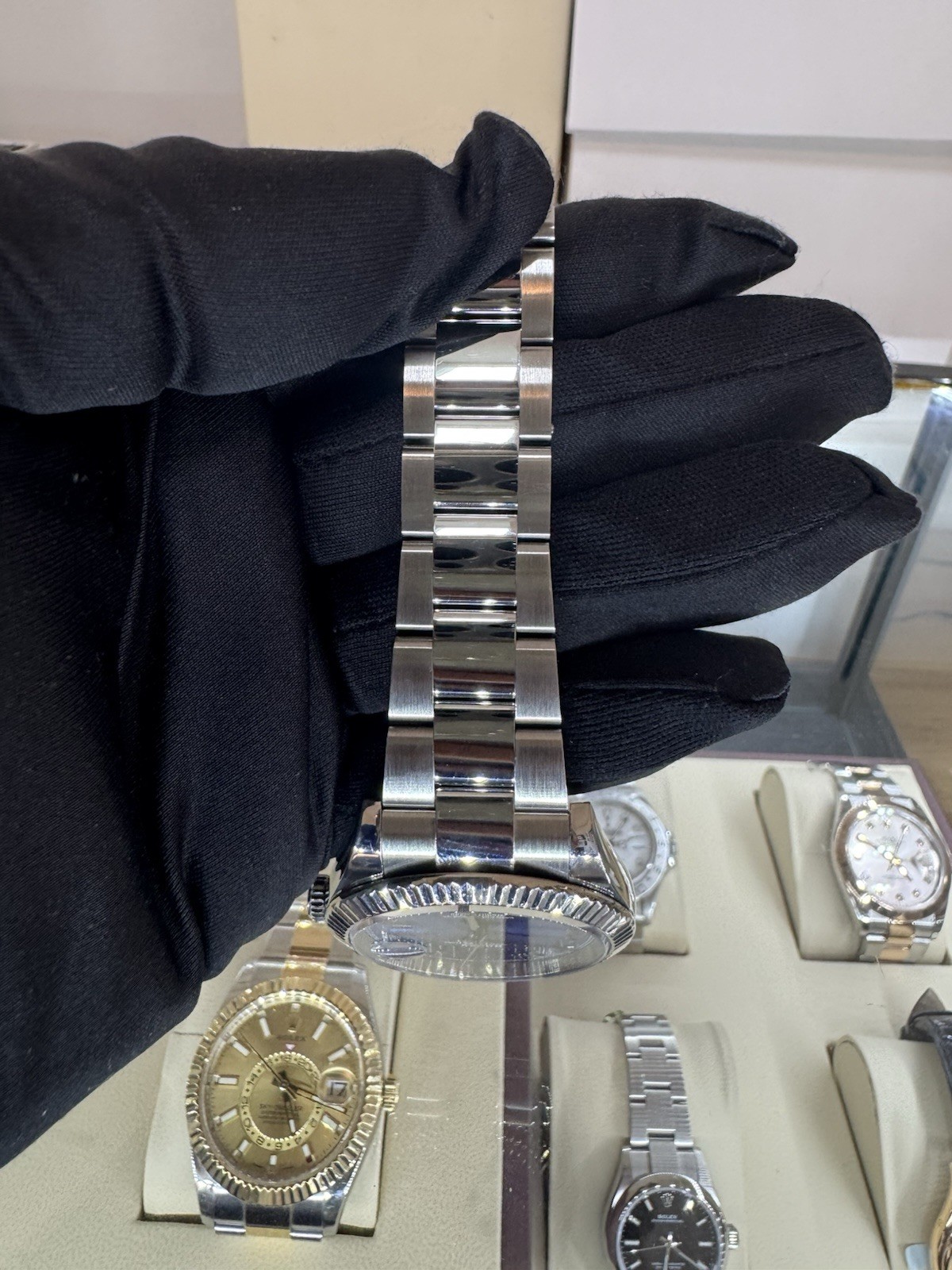 Rolex Datejust 41 Blue Roman Dial Fluted Bezel Stainless Steel Bracelet – 126334