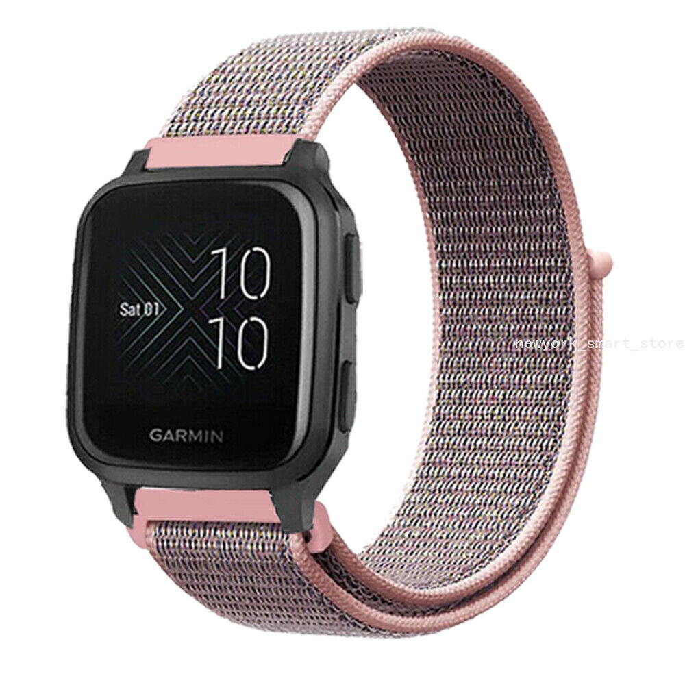 For Garmin Venu/Venu Sq / Sq Music / Venu 2 Plus Nylon Watch Wrist Band Strap US