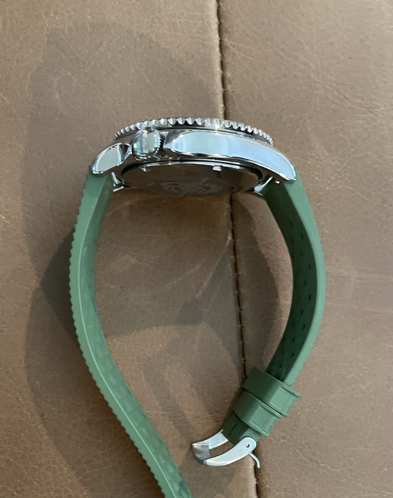Orient Triton RA-AC0K02E10B Automatic Green Dial & Bezel – Full Set!