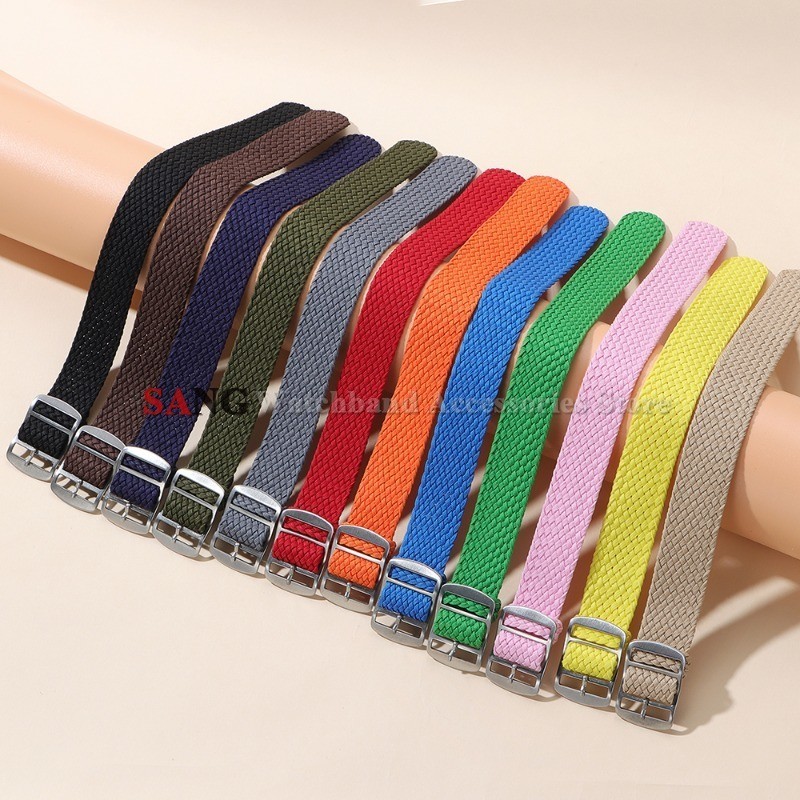 High Quality Breathable Nylon Canvas Watch Band Strap 14/16/18/20/22mm Universal