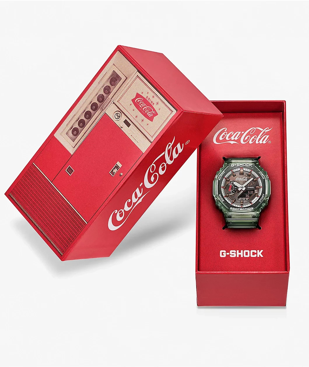 Casio G-Shock GA-2100CC-3A Coca-Cola 140th Anniversary Analog & Digital Watch