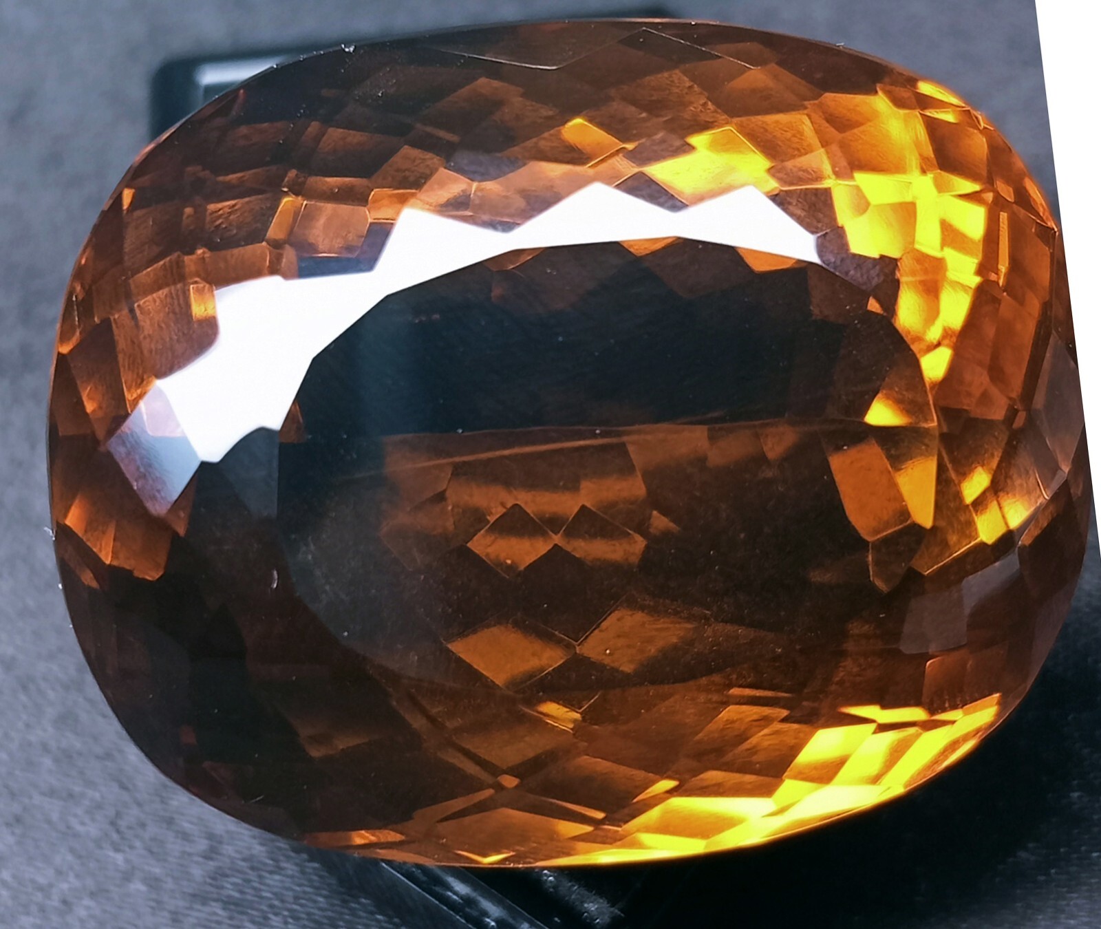 Natural Imperial Topaz Cushion Cut 218-220 Ct EGL Certified Loose Gemstone KH207