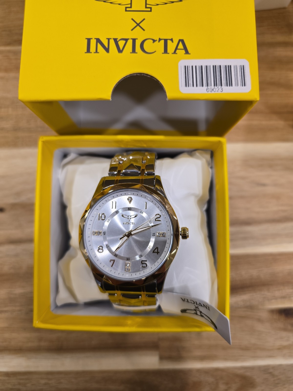Invicta Specialty I by Invicta Men’s Watch – 41mm Two Tone Silver Dial 69023 New