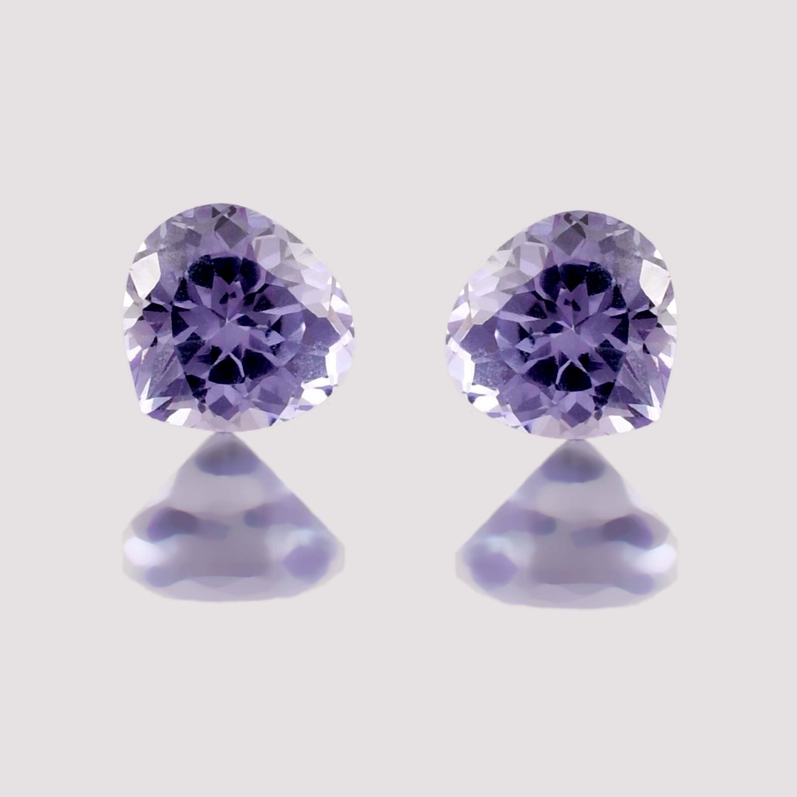 1 Pair 15 x 15 MM Flawless Natural Color Change Alexandrite Gems GIT Certified