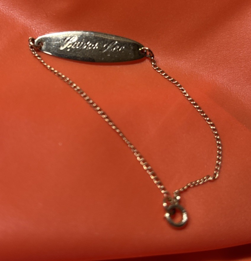 14 Karat Yellow Gold Child’s ID Bracelet #20624