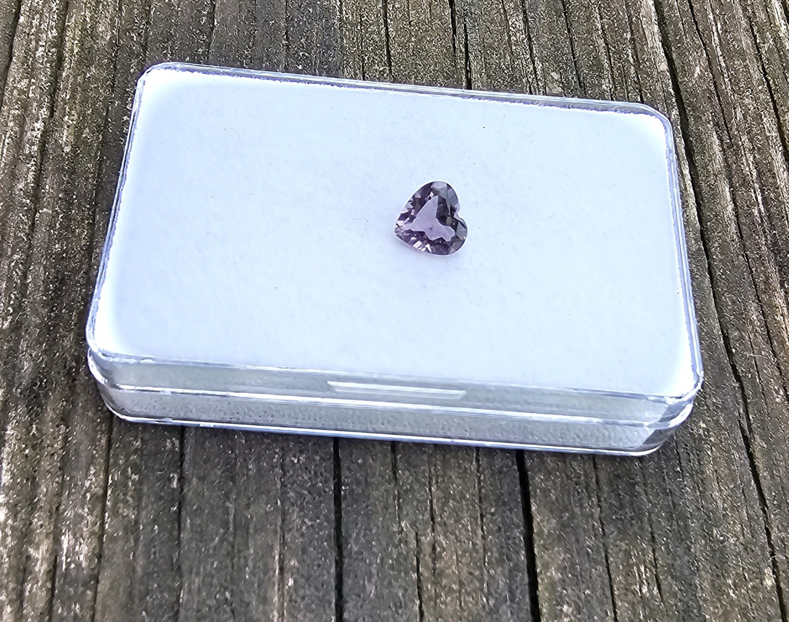 Amethyst 6.5mm X 6.9mm Heart Shape Loose Stone!