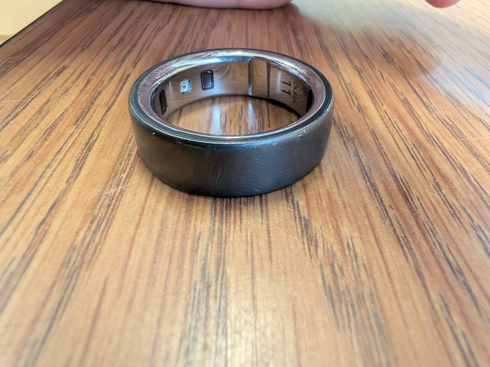Oura ring 4 (Black) (size 11) (moderate wear) (charger included)