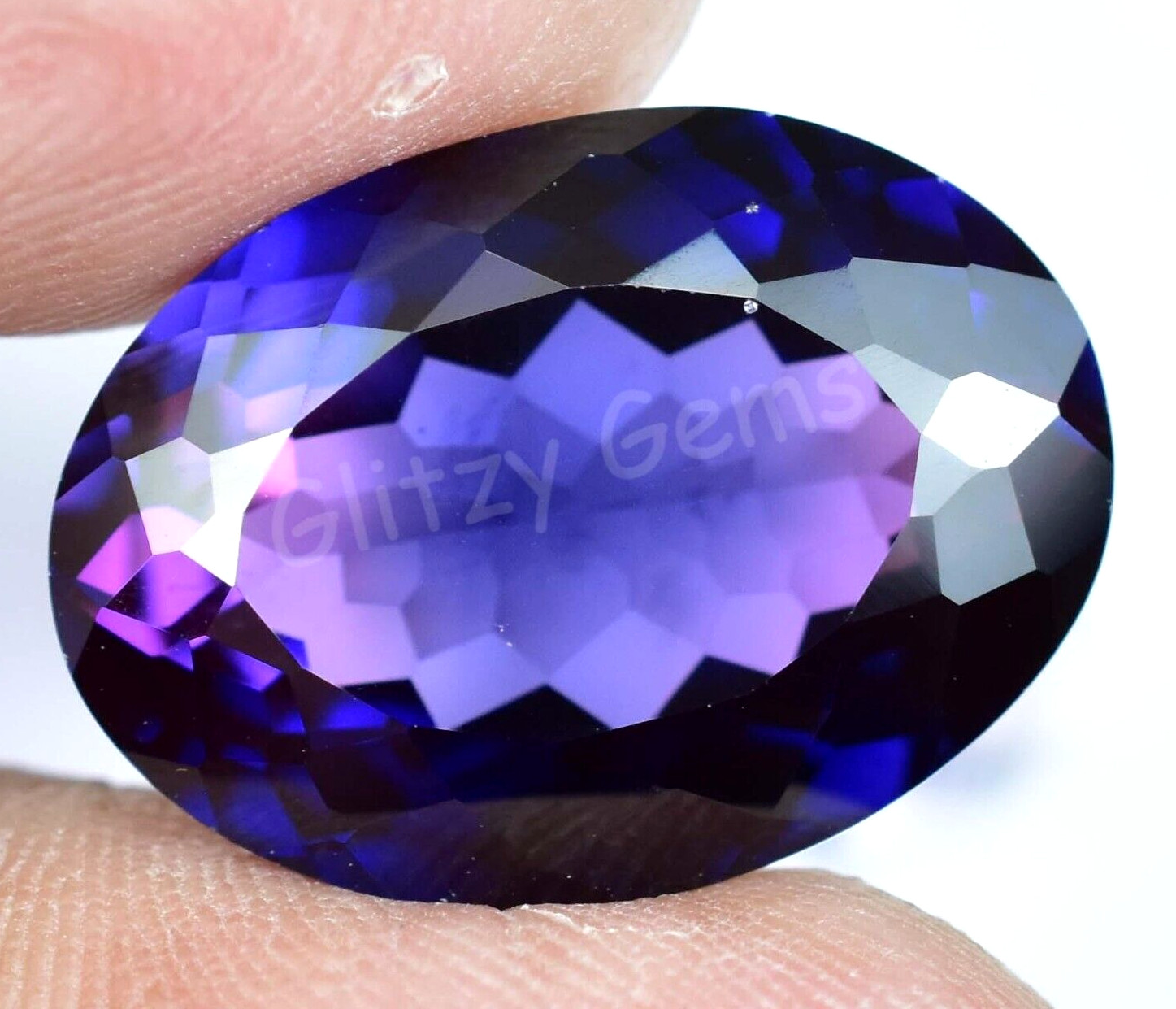 Natural Boysenberry Sapphire 19.45 Ct Oval Certified Stunning Loose Gemstone