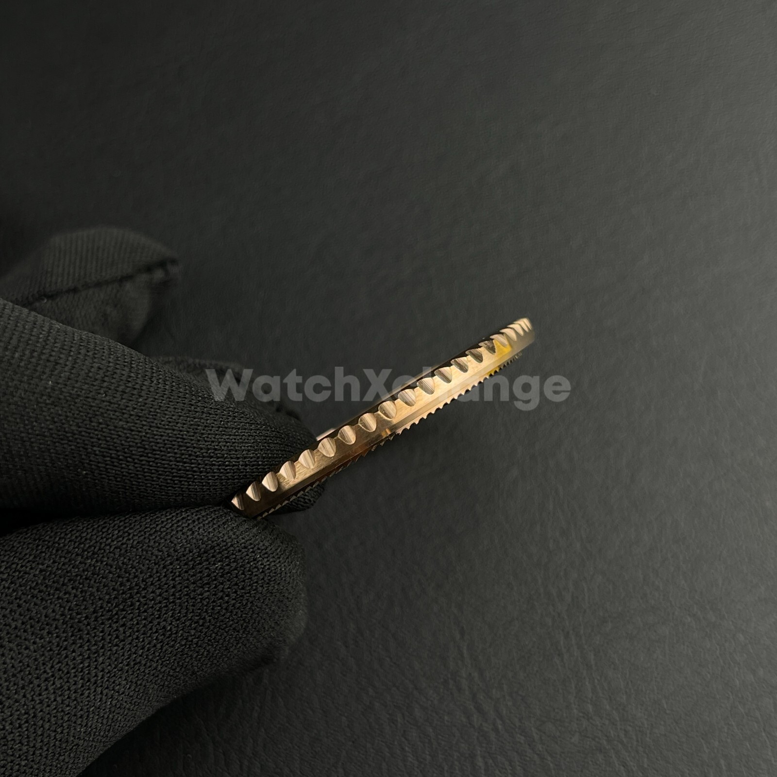 40.8mm x 32.6mm Rose Gold Diver Watch Bezel Base – Submariner Polished for 40mm