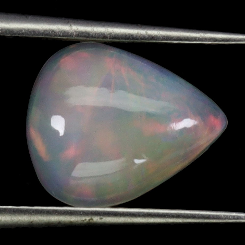 Pear AAA Floral Flash Play Of Color Crystal Fire Opal 2.60ct 12x10mm Gemstone