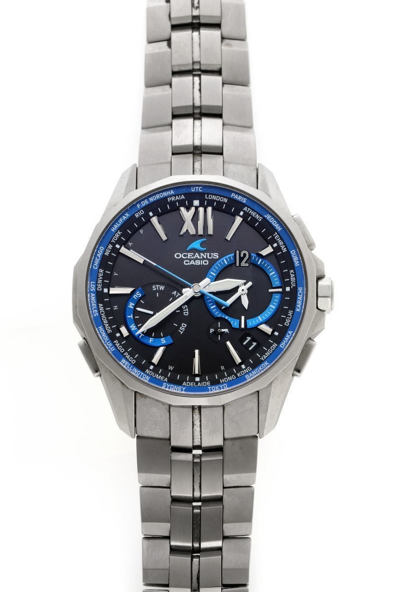CASIO Oceanus Manta Tough Solar OCW-S3400-1AJF Black Working