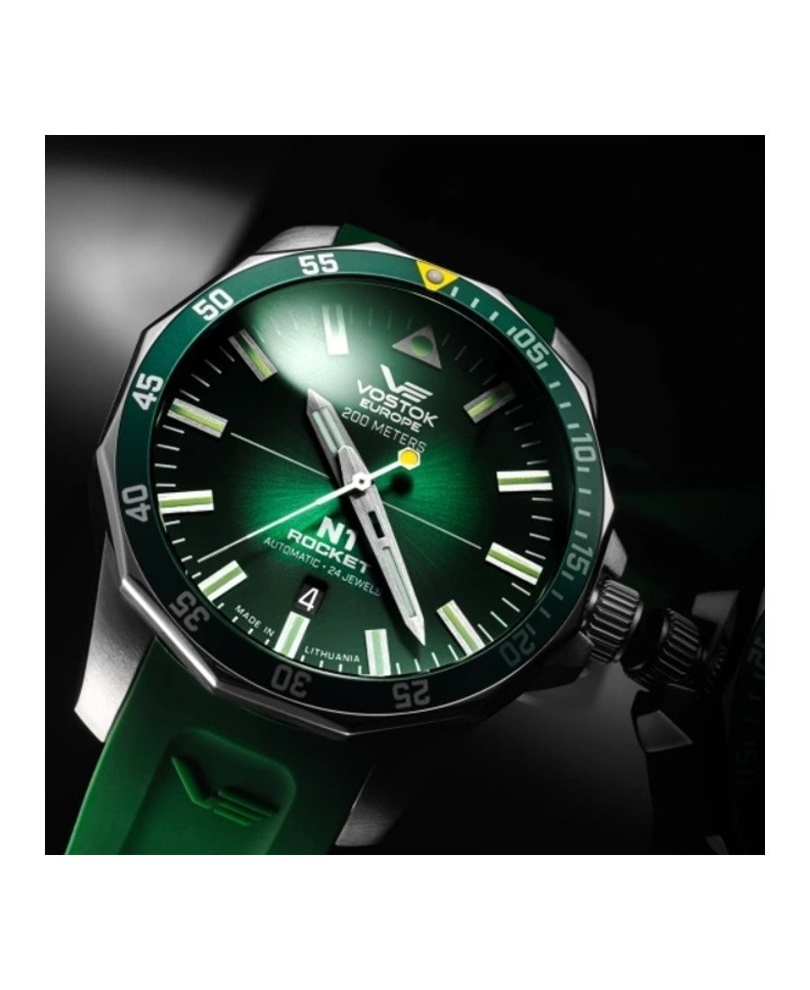 Vostok Europe Automatic Watches for Men Rocket N1 NH35-225A710Si Sport Diver