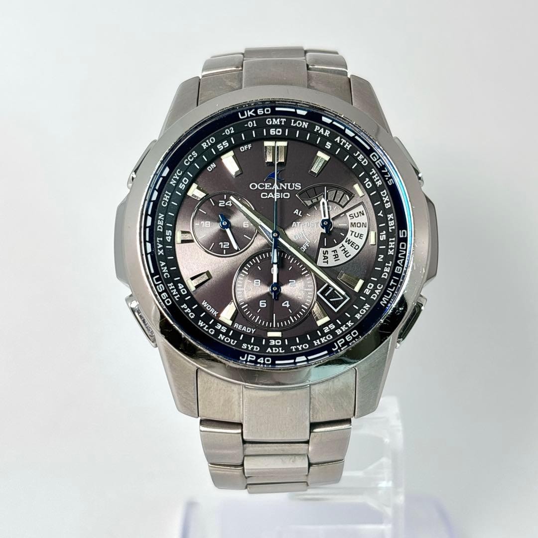 Casio Oceanus OCW-M700 Titanium Blue Dial Watch Japan