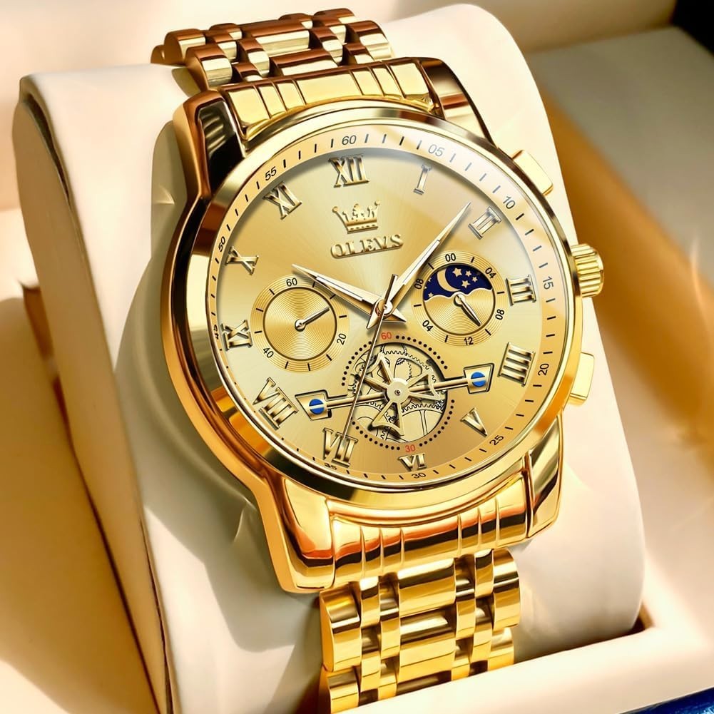 Classic Quartz Watch for Men – Stylish Stainless Steel with Luminous Feature