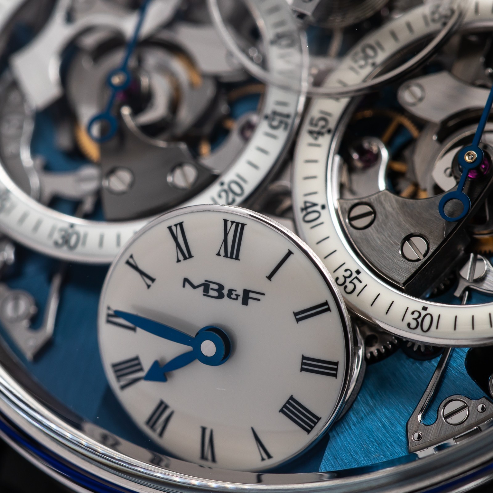 MB&F Legacy Machine(LM) Sequential Flyback Platinum Dual Chrono Flyback 10.PL.BU