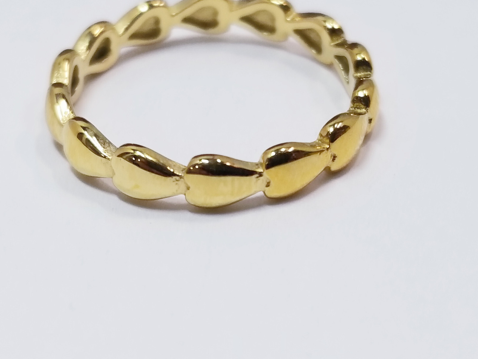 LATUKI Liv Heart Band Ring sz 7