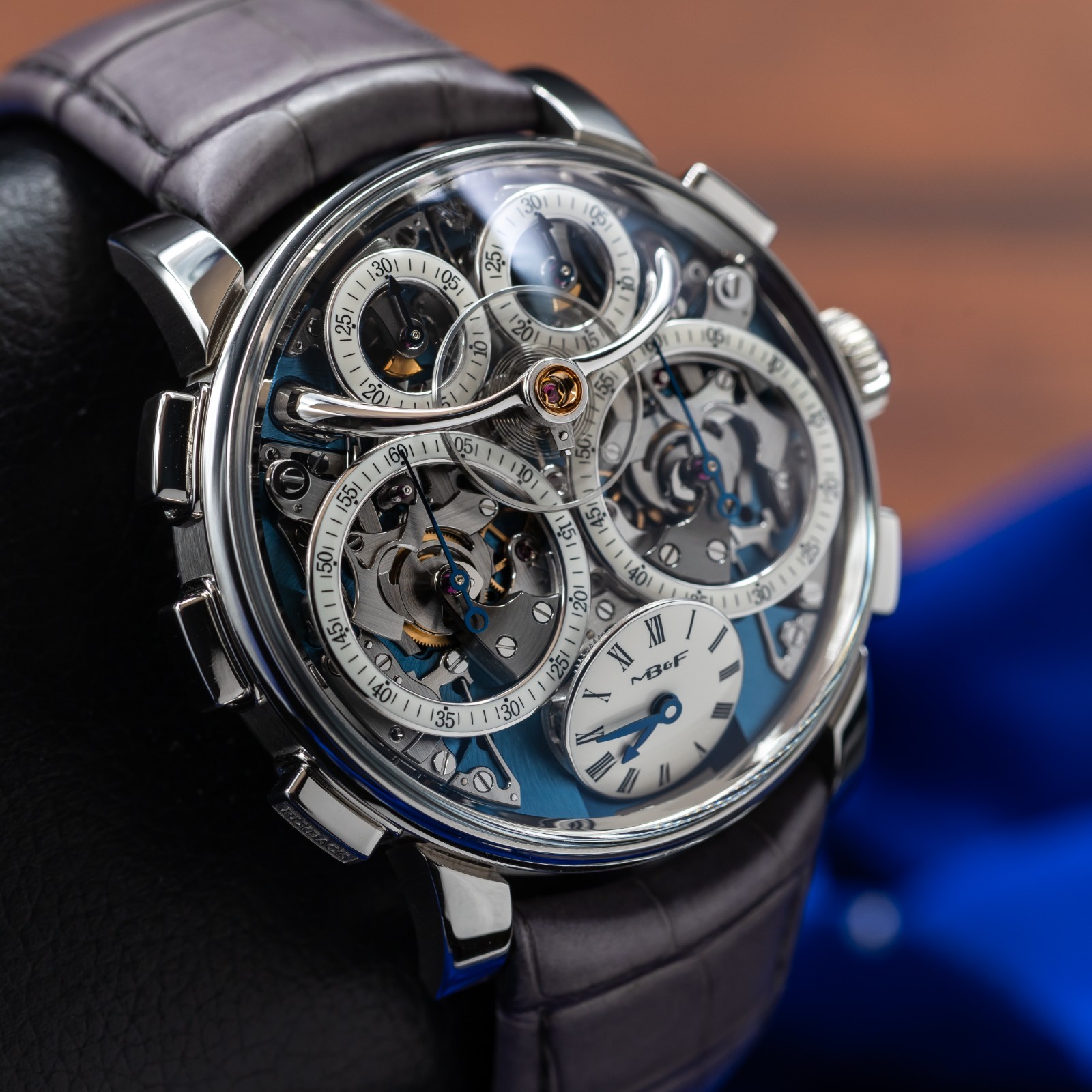 MB&F Legacy Machine(LM) Sequential Flyback Platinum Dual Chrono Flyback 10.PL.BU