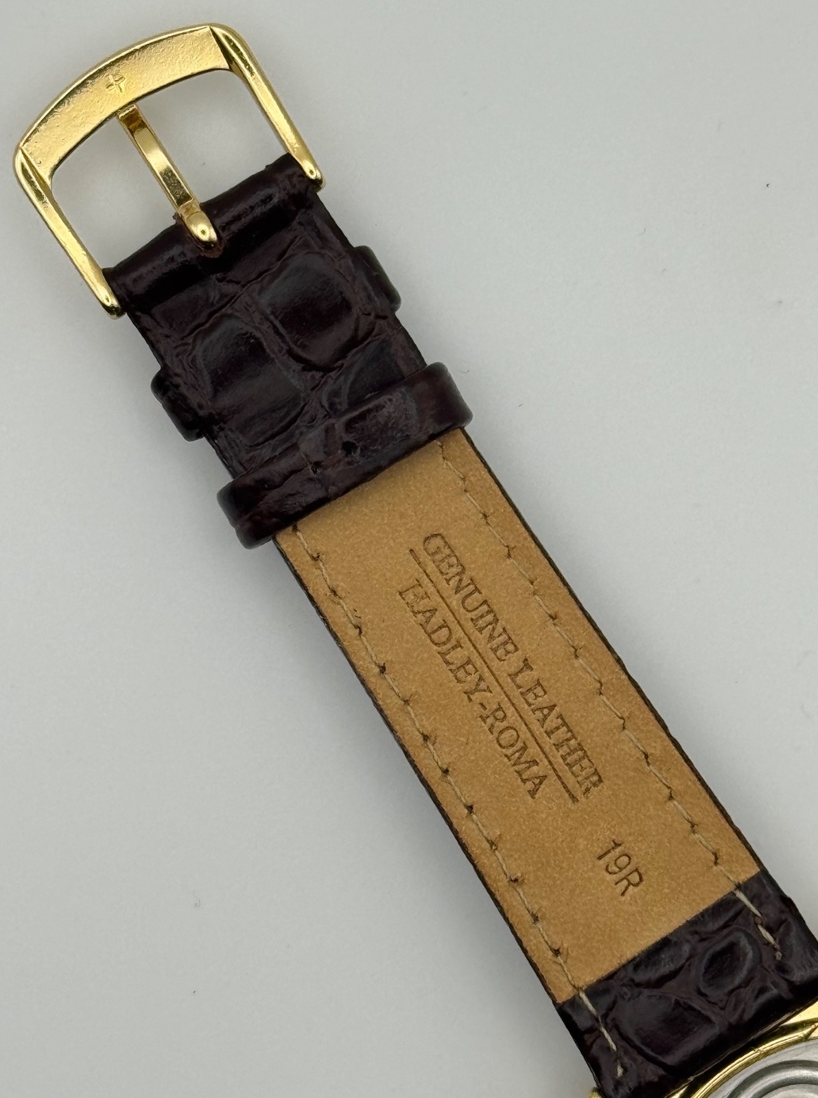 ~1977 Vintage Timex Men’s Dynabeat Electric Gold-Tone Watch w/NEW BAND – RUNS!