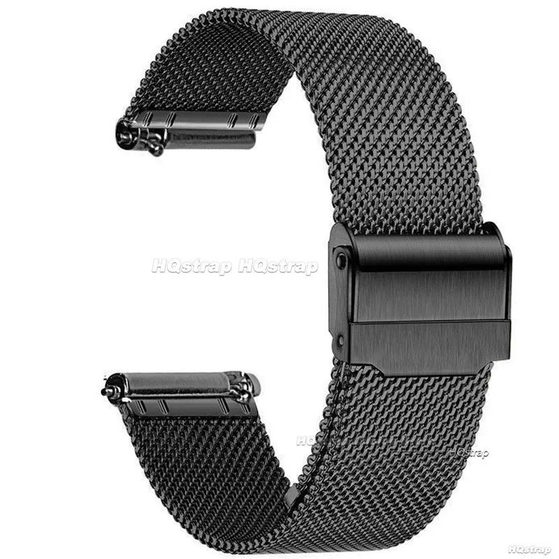 12–24mm Stainless Steel Mesh Metal Watch Strap Band Unisex12–24mm Stainless Stee