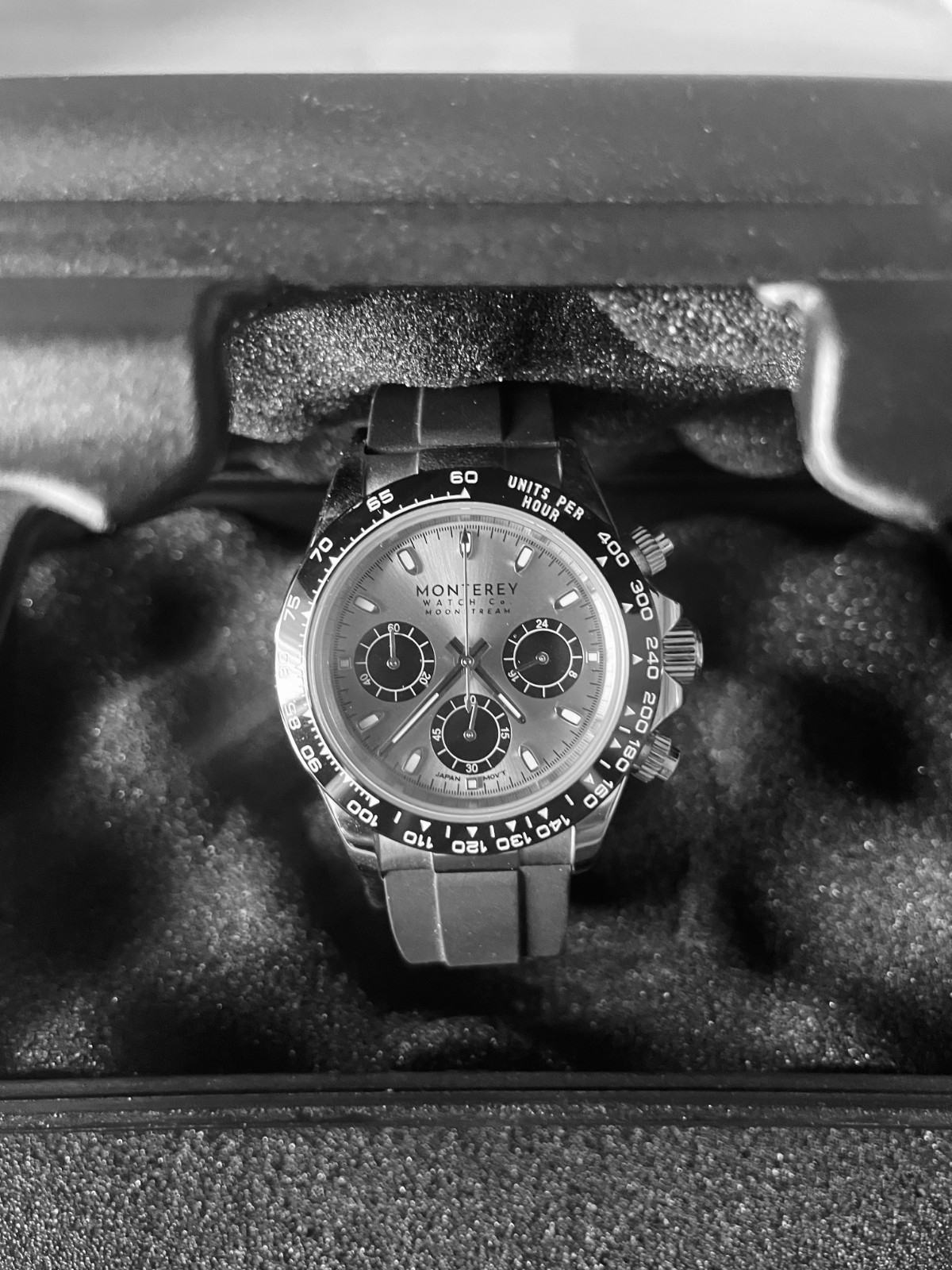 MONTEREY Moonstream Chronograph Watch (Band Cut for Small Wrist) & Sunglasses